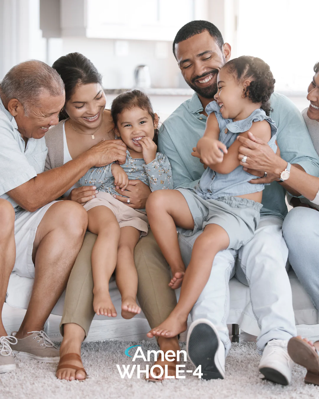 A multi-generational family together